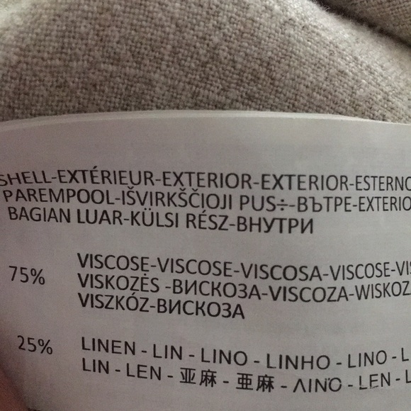 Mink Pink Front Tie Linen Jumpsuit Cream Size Large - Picture 6 of 6